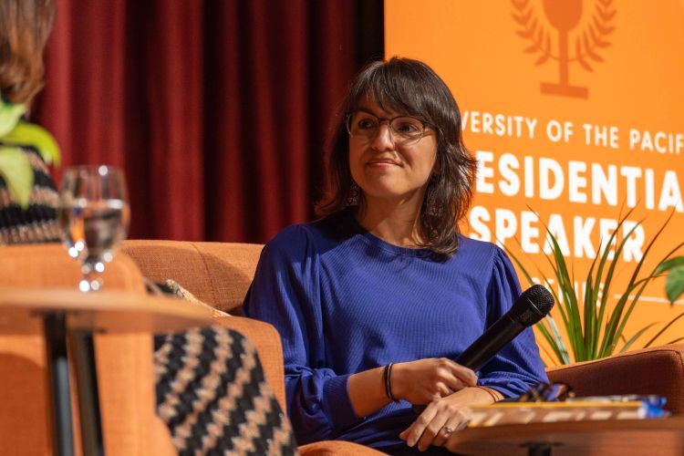 Monica Guzman spoke at University of the Pacific
